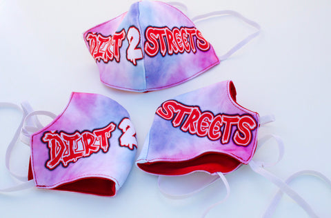 TIE DYE FACE MASK
